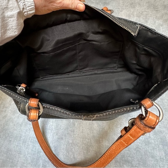 COACH Chelsea Pebbled Black Leather Tote - Picture 14 of 14